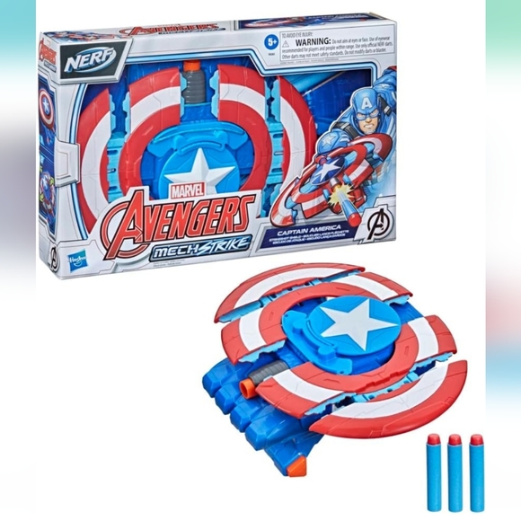 Avengers Other - New! Avengers Marvel Mech Strike Captain America Strikeshot Shield